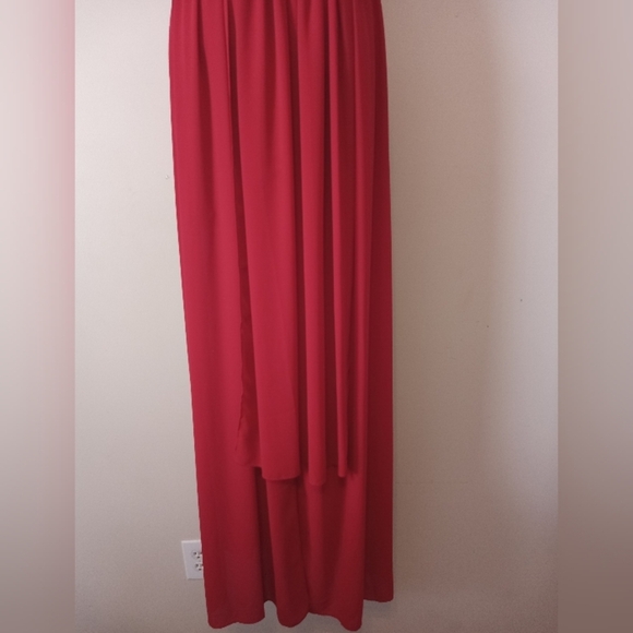 BEC & BRIDGE Elegant Red Halter Maxi Dress Size 6 - Picture 3 of 12